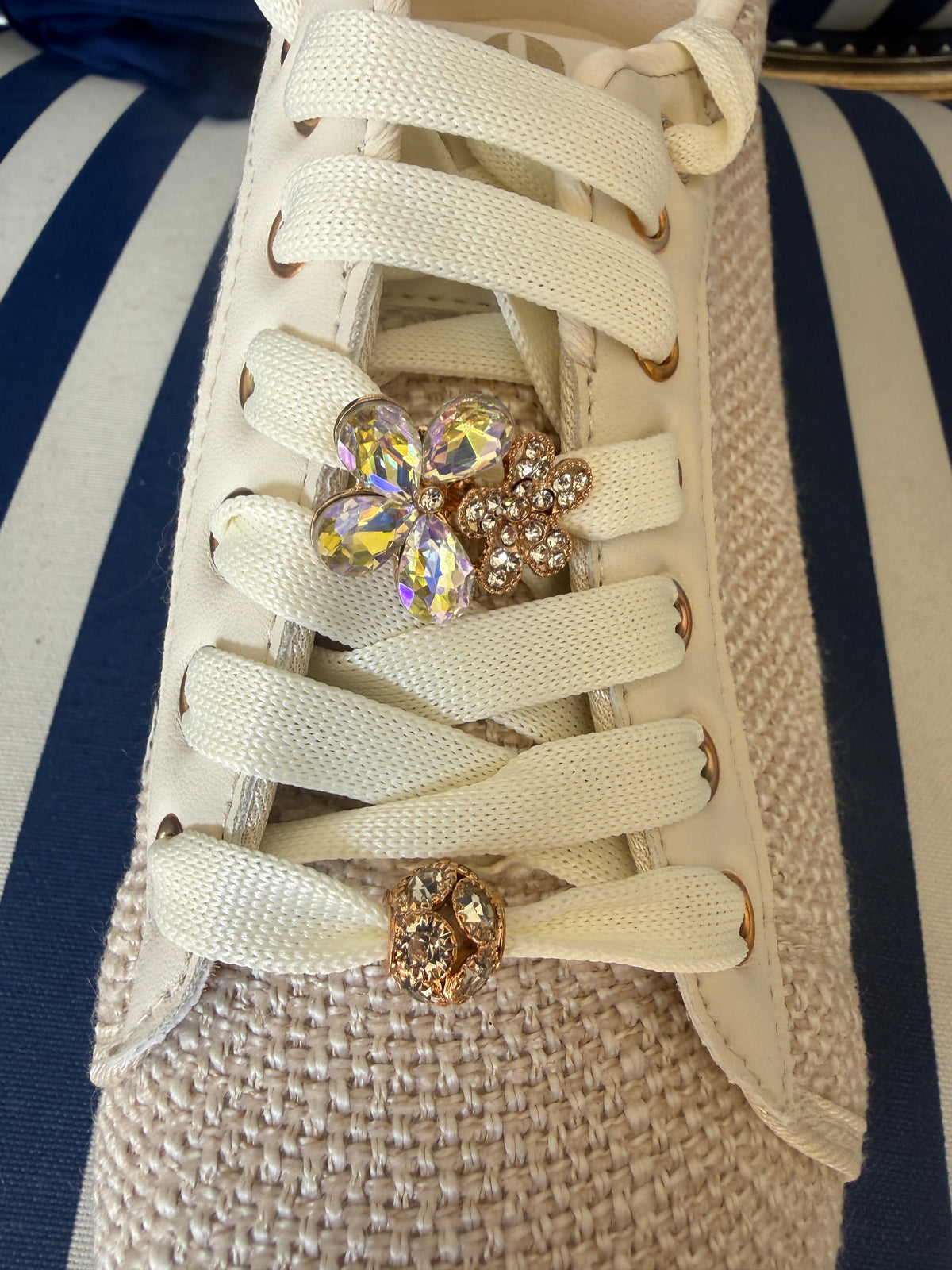 CRYSTAL TWEED TRAINERS