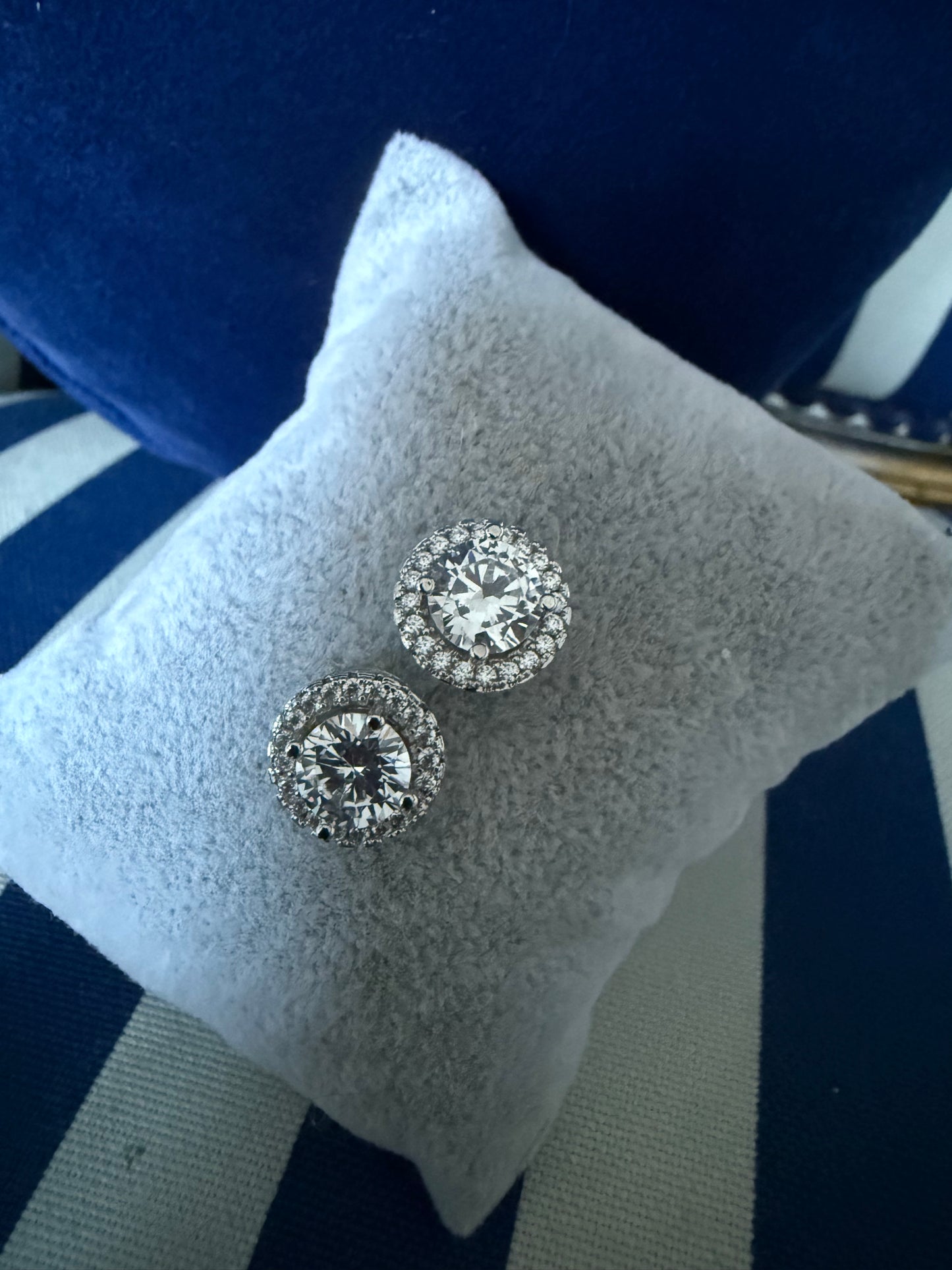 CIRCULAR DIAMANTÉ EARRINGS