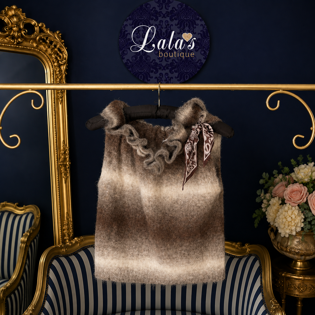 FRILL PAISLEY JUMPER