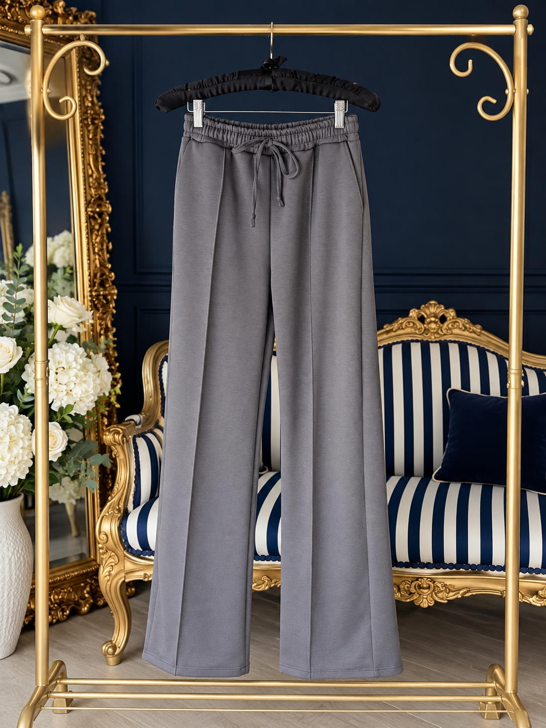 GREY LOUNGE JOGGERS