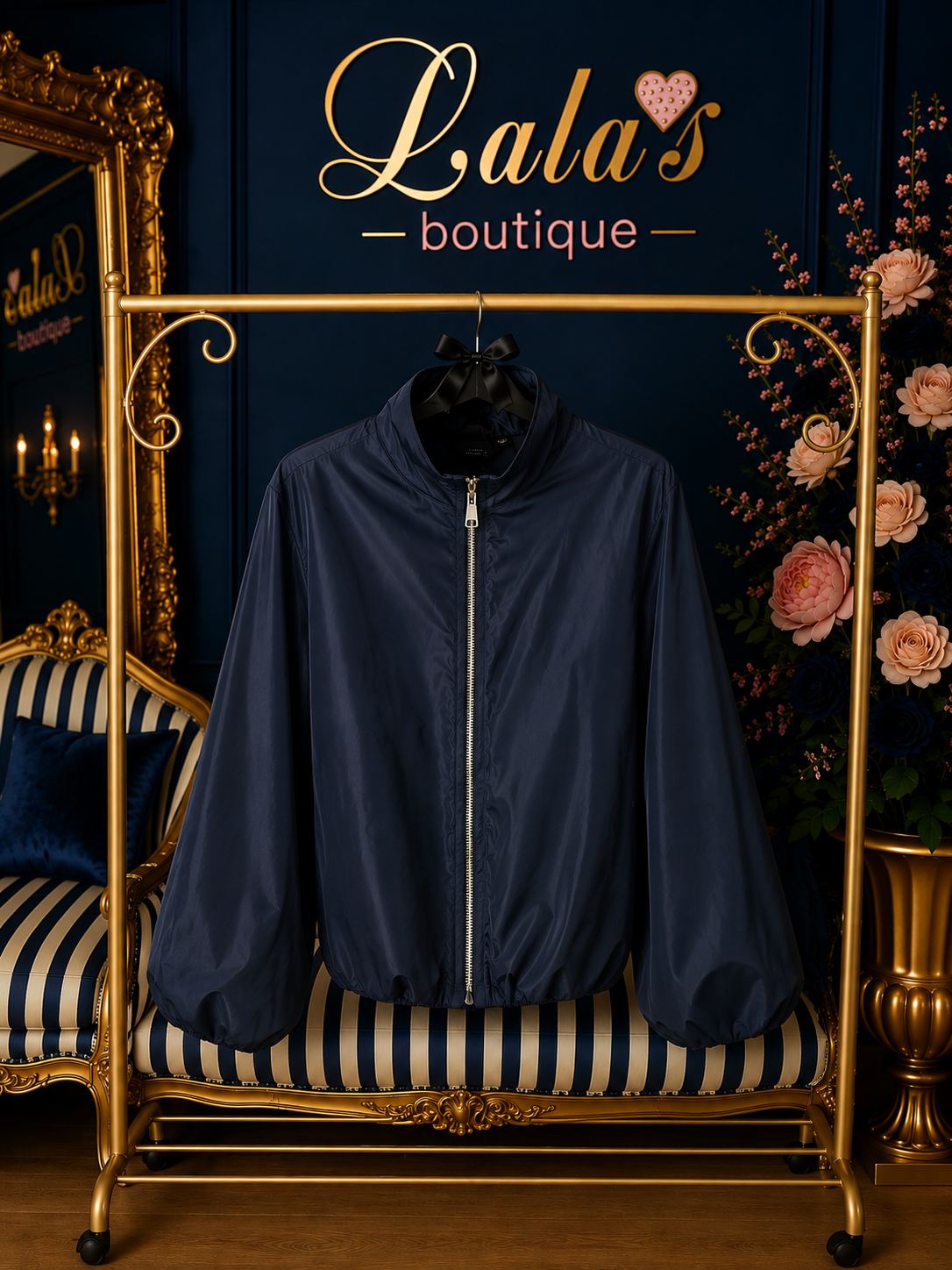 NAVY WINDBREAKER