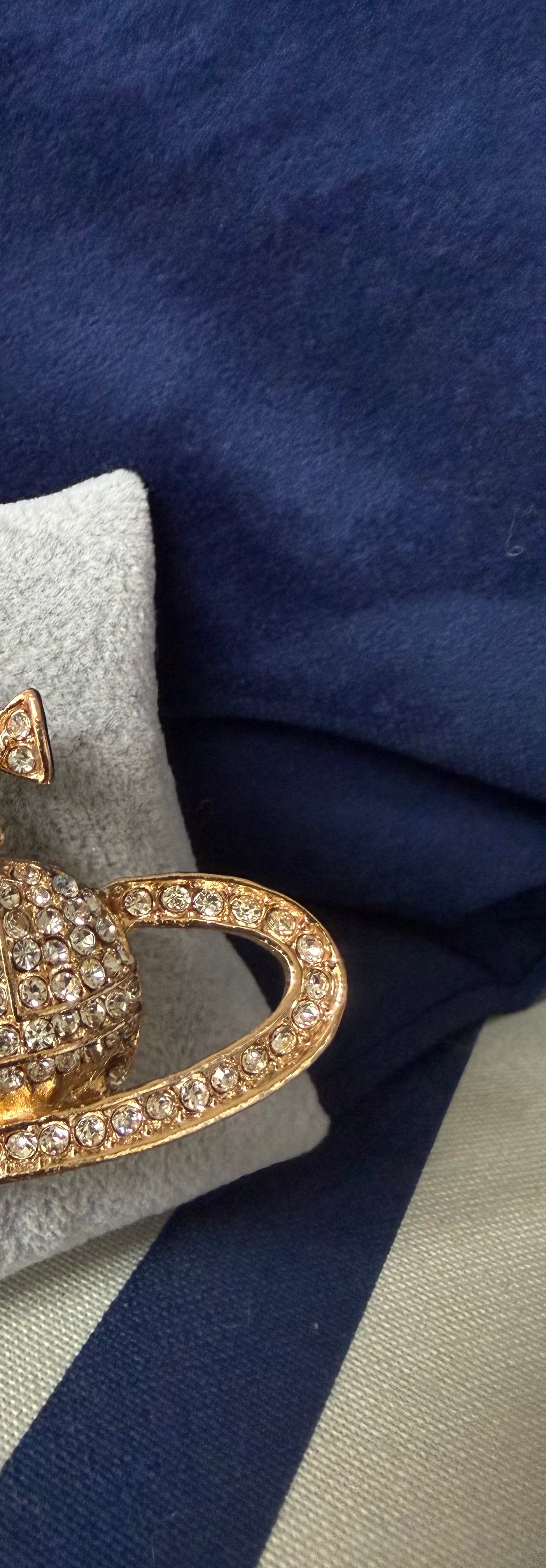 GOLD ORB BROOCH ( EXTRA )