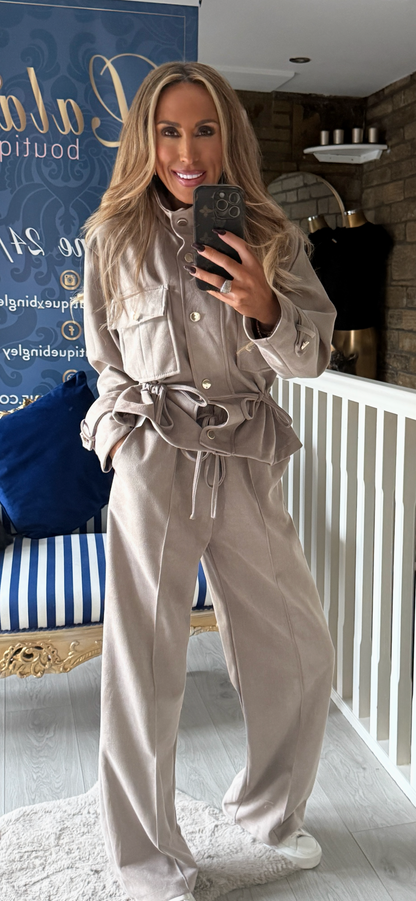 SUEDETTE CO-ORD