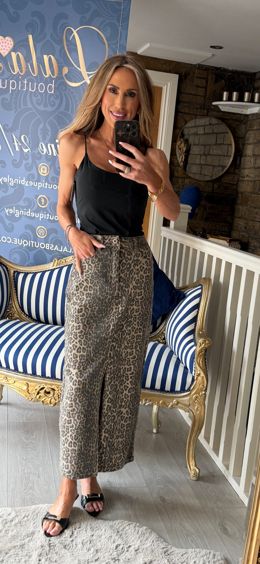 LAULIA DENIM MAXI SLIRT