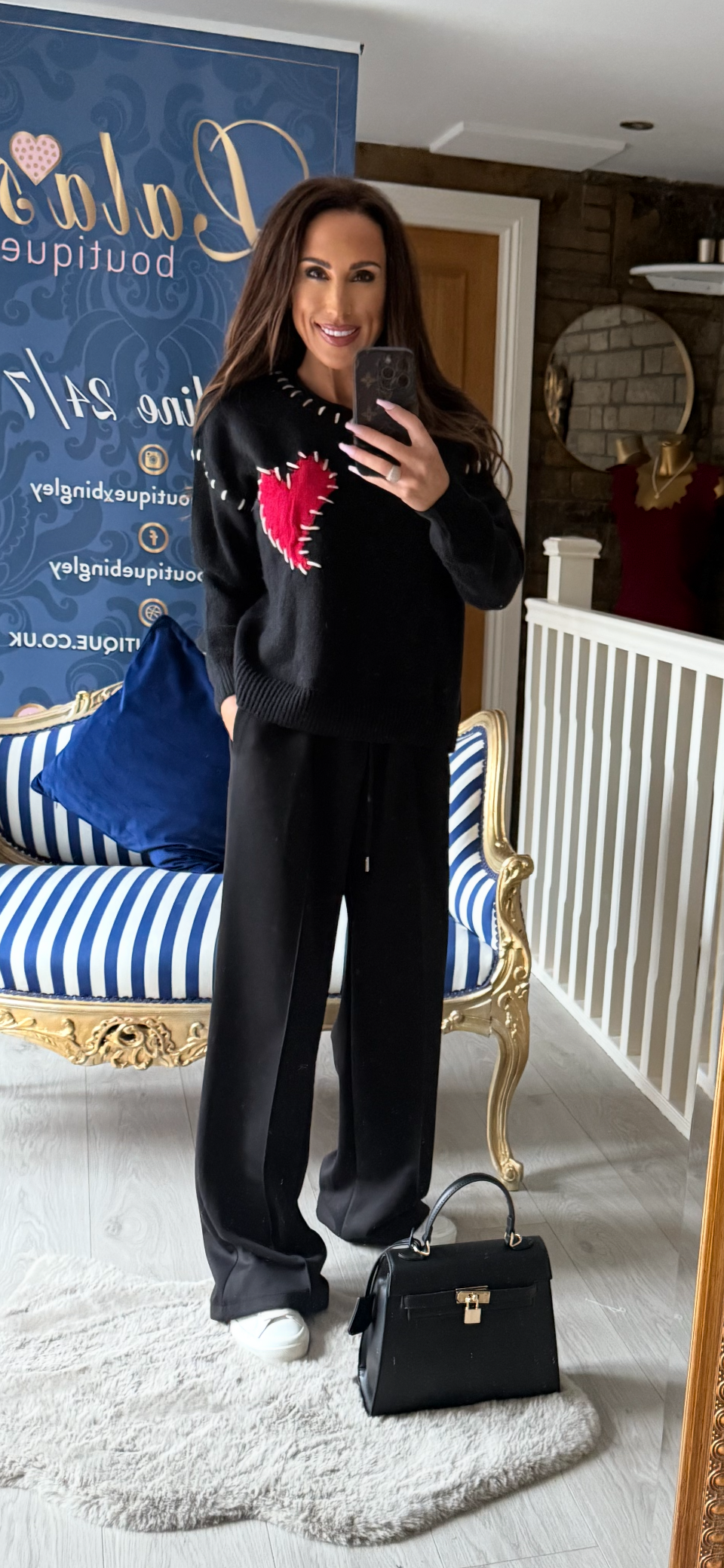 HEART ❤️ BLANKET STITCH JUMPER