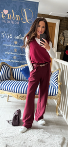 BORDO SLEEVELESS KNIT JUMPER