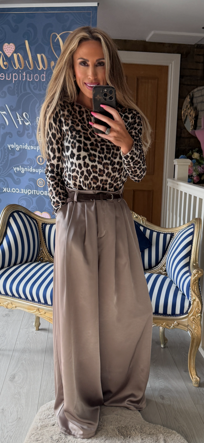 ANIMAL PRINT CASHMERE BASE LAYER