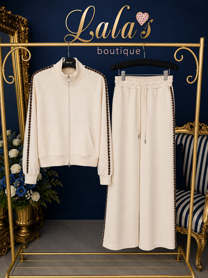 BLANKET STITCH LUX TRACKSUIT