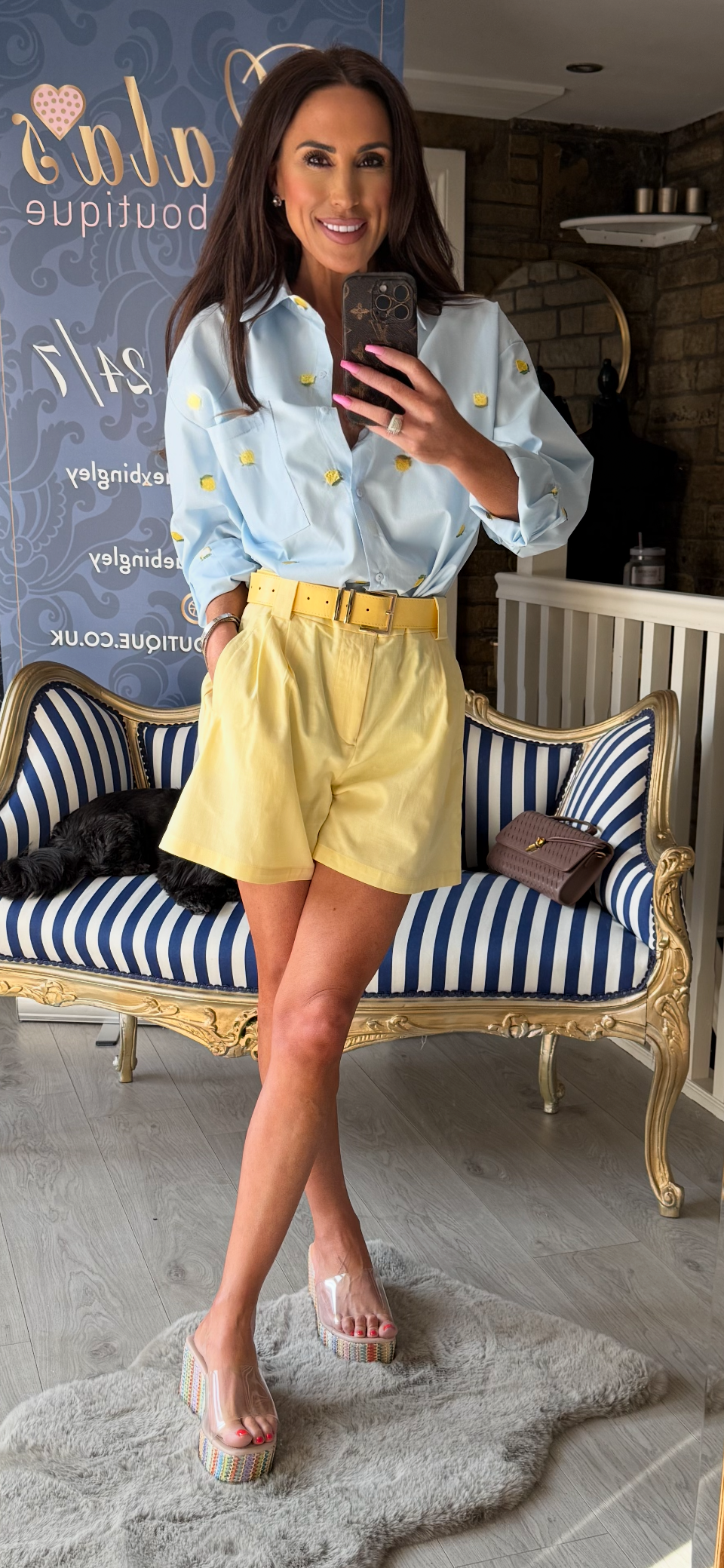 LEMON TAILORED SHORTS