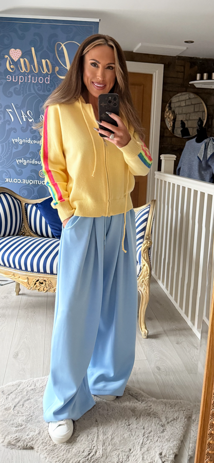 YELLOW RAINBOW HOODY 🌈