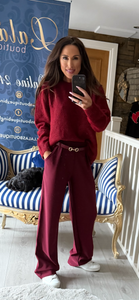RED JEWEL BACK JUMPER