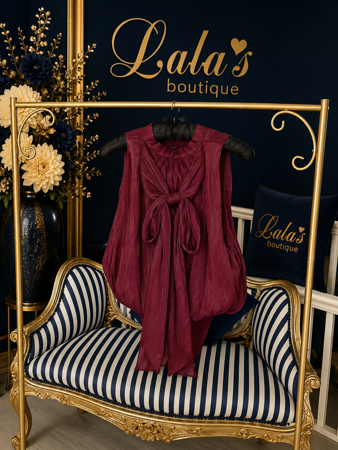 MULBERRY SATIN CHIFFON BODYSUIT