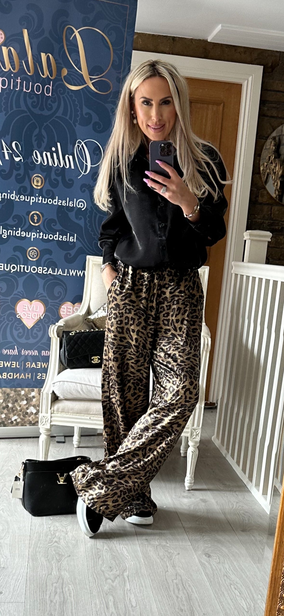 METALLIC ANIMAL TROUSERS