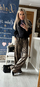 METALLIC ANIMAL TROUSERS