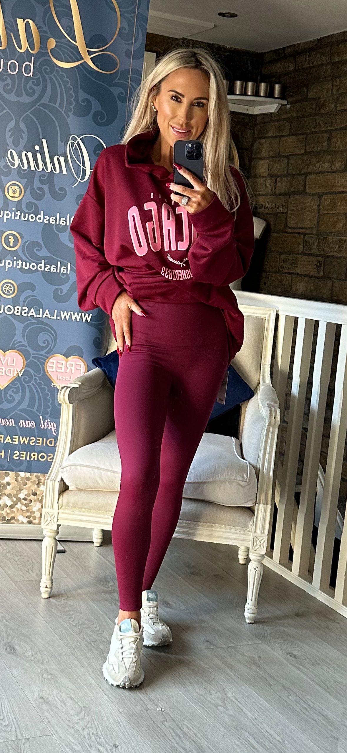 OXBLOOD ENERGY SKIMS LEGGINGS