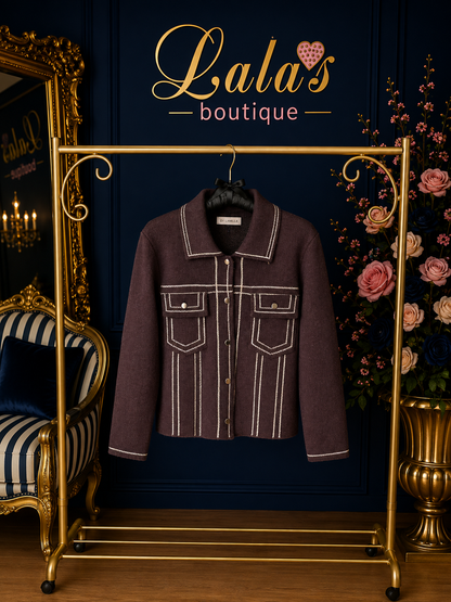 🤎CHOCOLATE KNIT SHACKET