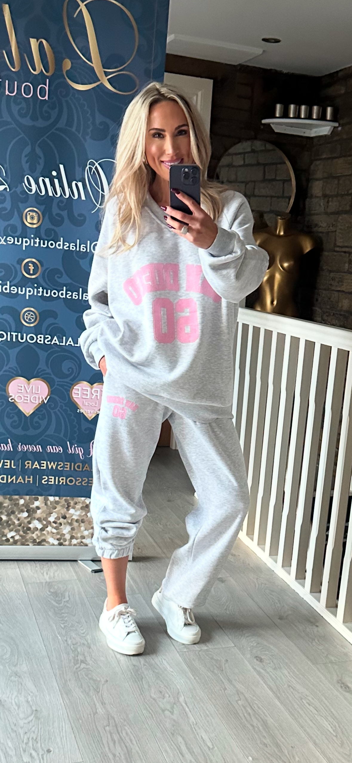 SAN DIEGO GREY TRACKSUIT