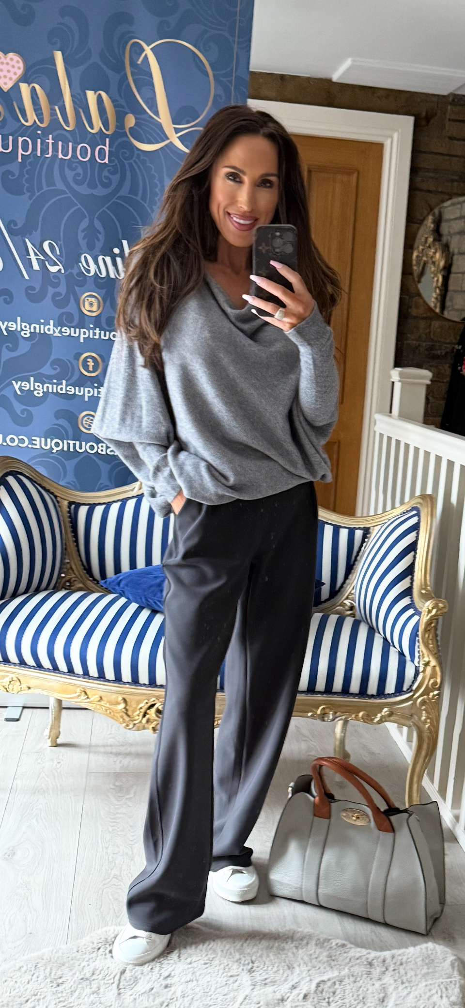 CHARCOAL PLEATED JOGGERS
