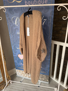 CAMEL STAR CARDIGAN