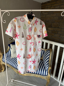 SHELL SHIRT DRESS