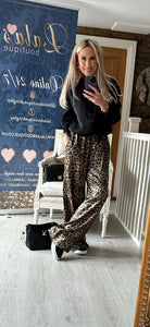 METALLIC ANIMAL TROUSERS