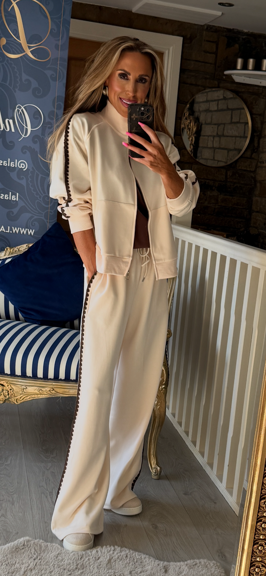 BLANKET STITCH LUX TRACKSUIT