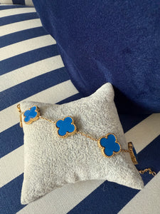 BLUE CLOVER BRACELET