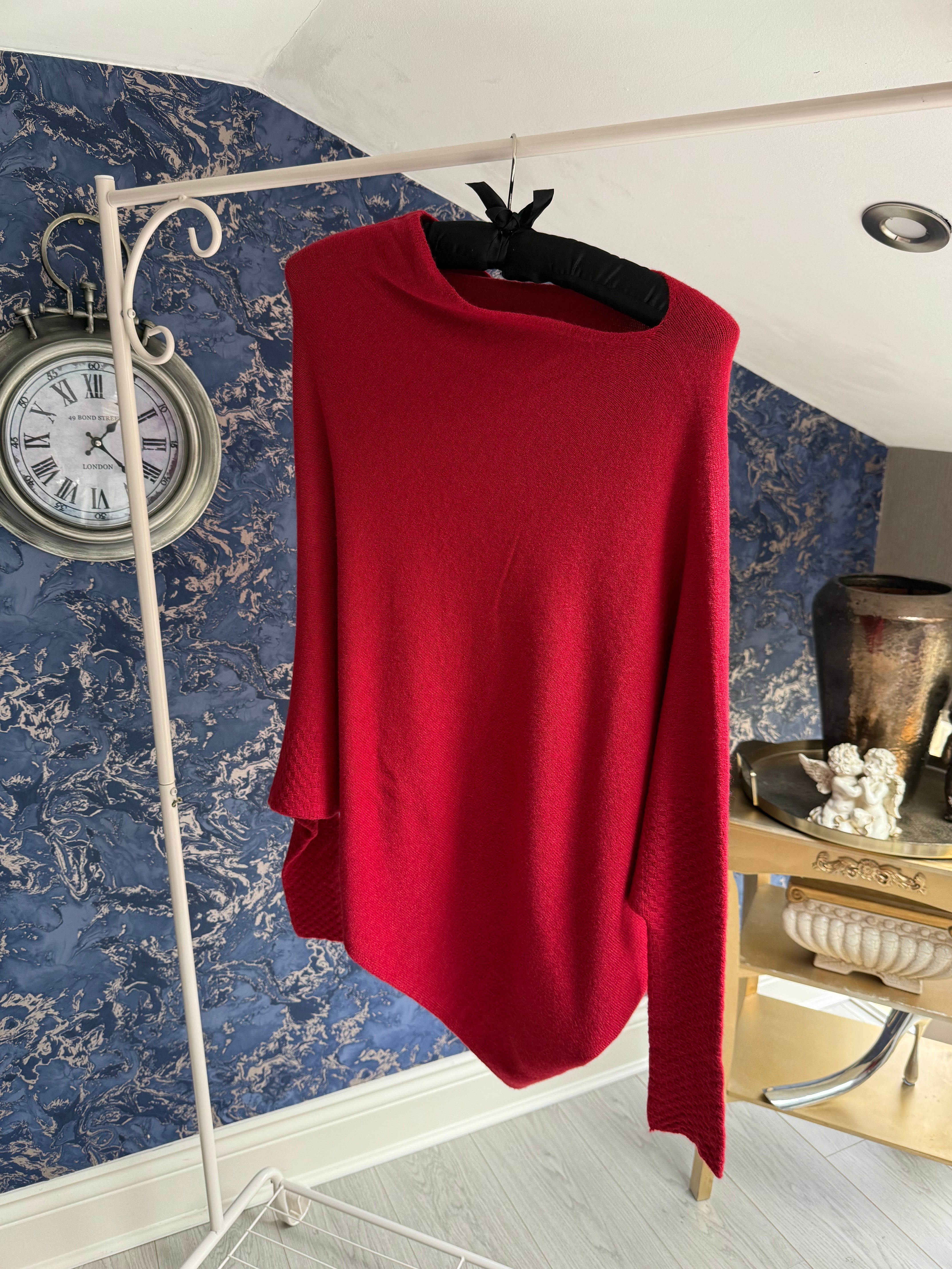 ROUGE ASYMETTRIC JUMPER