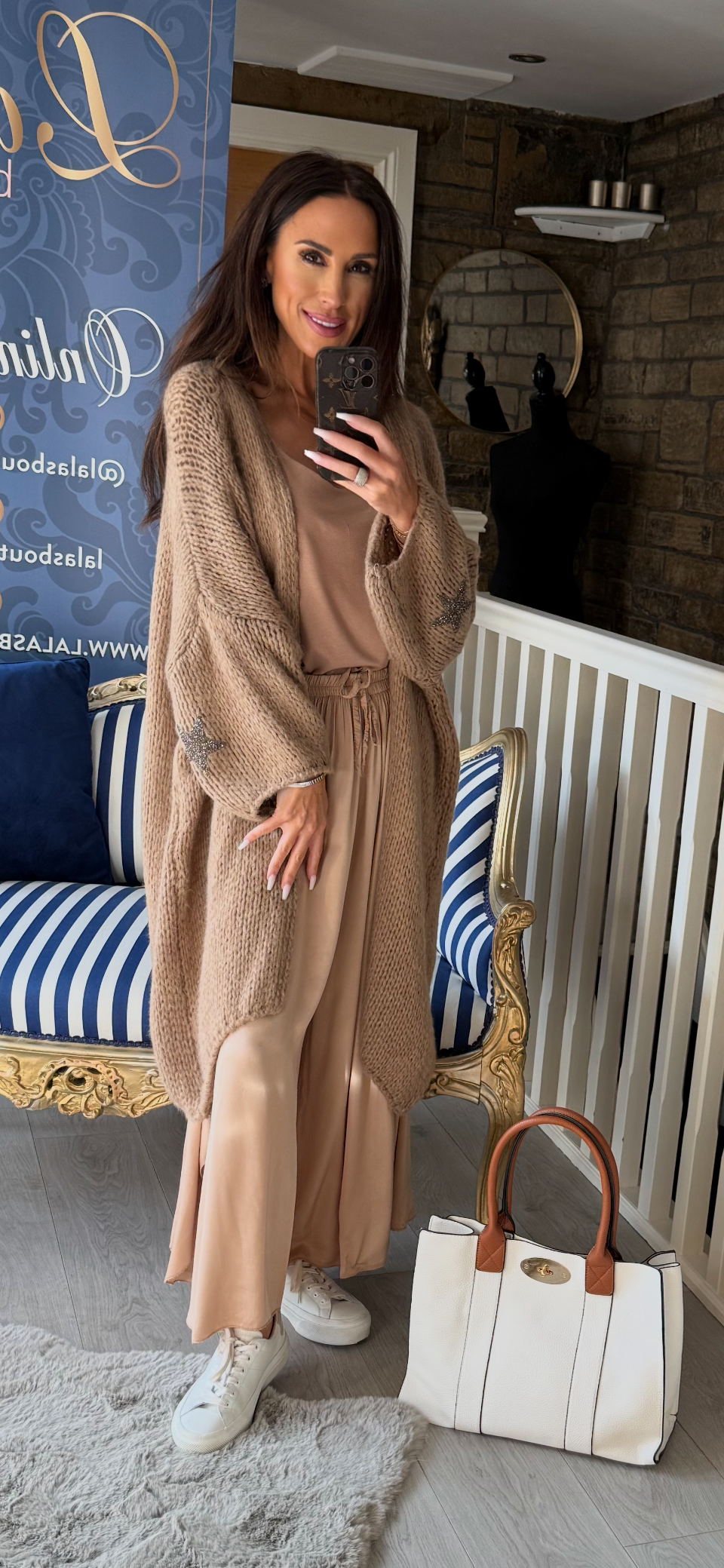 CAMEL STAR CARDIGAN
