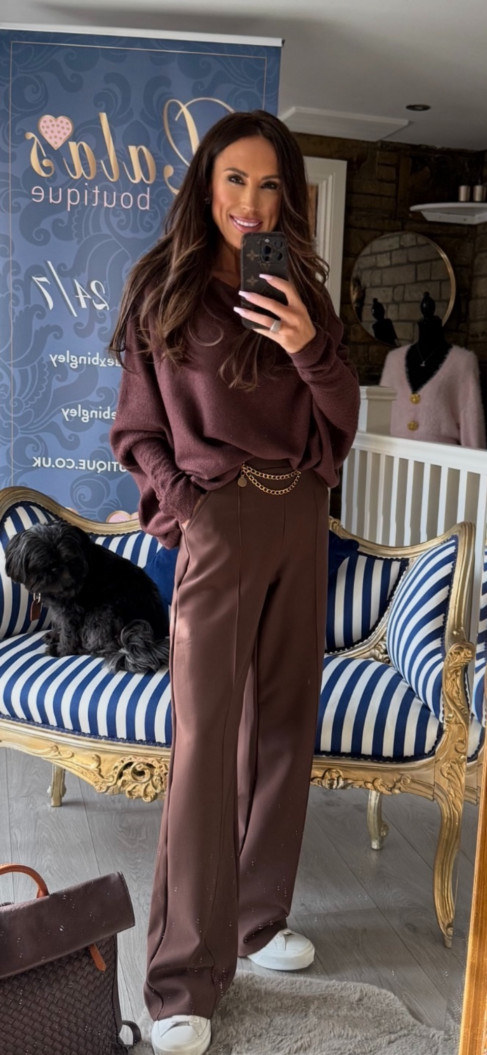 CHOCOLATE CHAIN BELT JOGGER