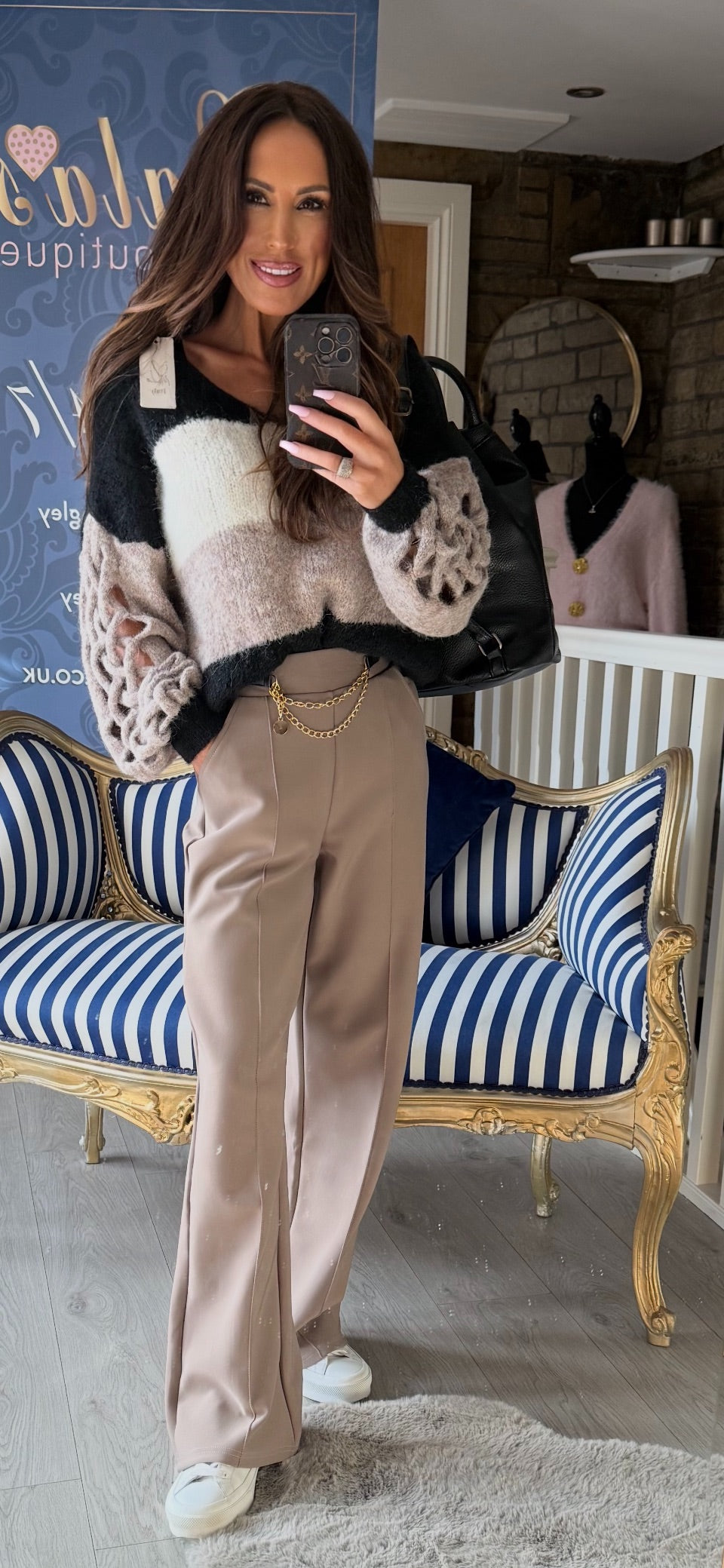 MUSHROOM CHAIN BELT JOGGER