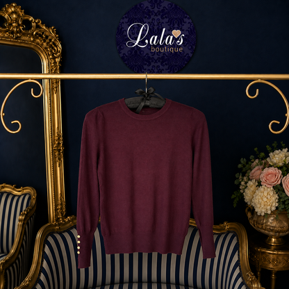 THE GOLD BUTTON ESSENTIAL KNIT