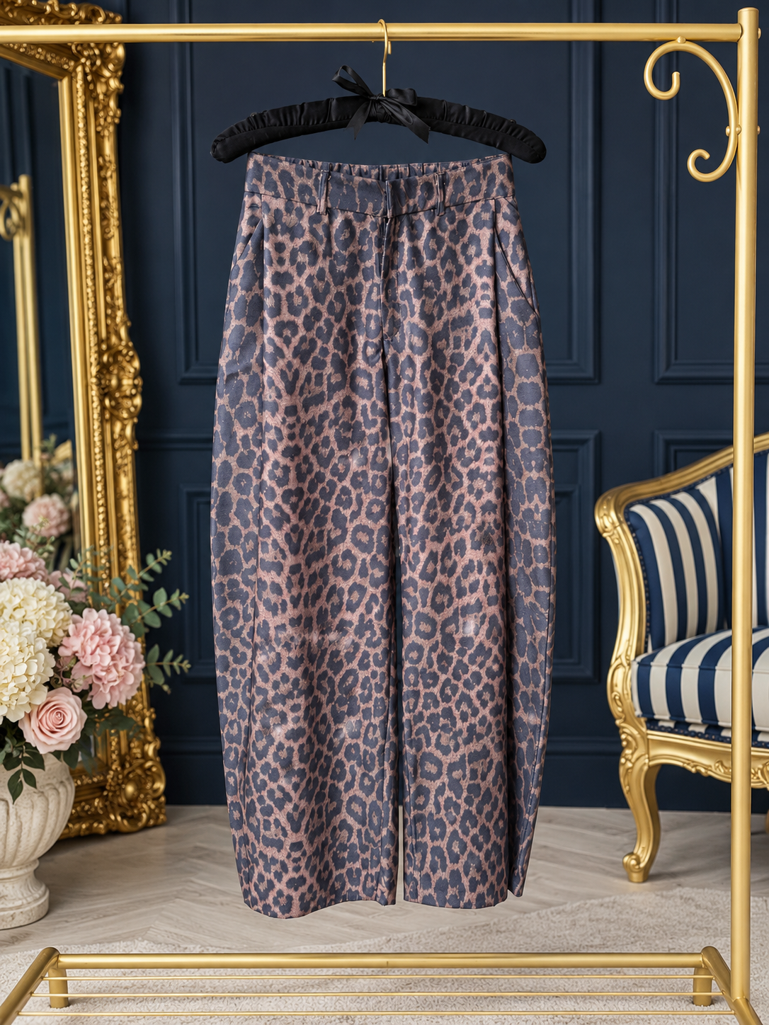 TAILORED ANIMAL BARREL TROUSERS