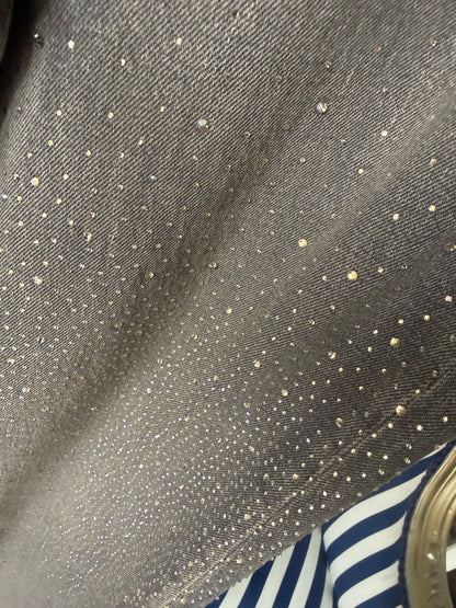 MOCHA RHINESTONE JEAN