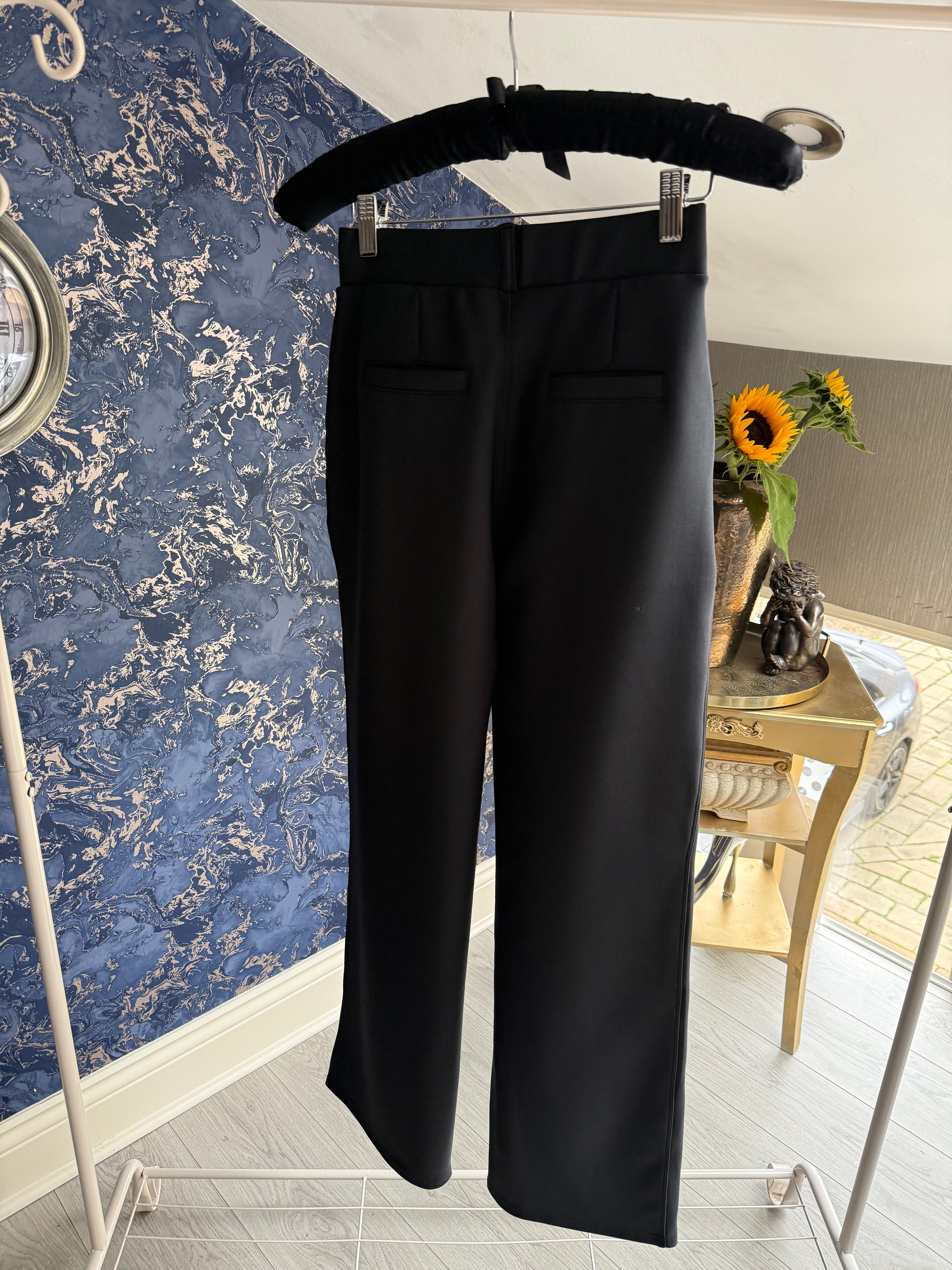 CHARCOAL PLEATED JOGGERS