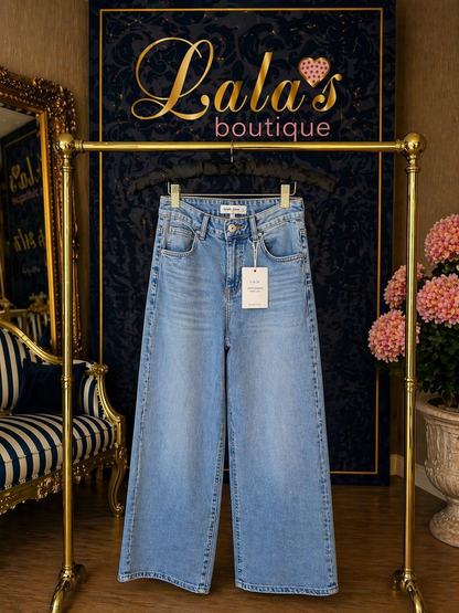 DENIM WIDE LEG JEAN