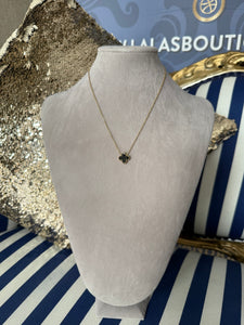 BLACK CLOVER NECKLACE