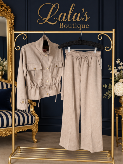 SUEDETTE CO-ORD