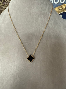 BLACK CLOVER NECKLACE