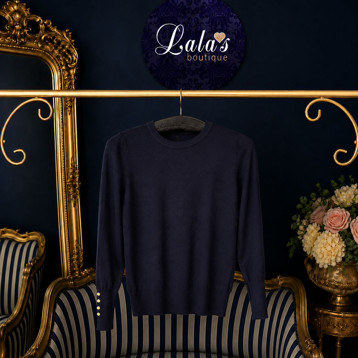 THE GOLD BUTTON ESSENTIAL KNIT