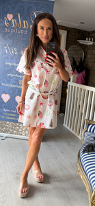 SHELL SHIRT DRESS