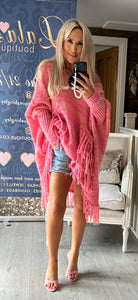 CORAL TASSLE JUMPER