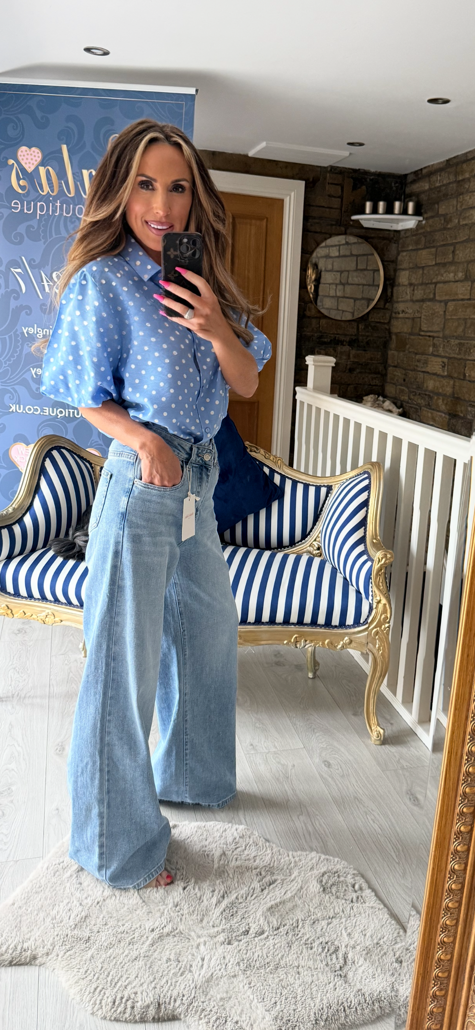 DENIM WIDE LEG JEAN