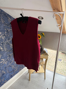 BORDO SLEEVELESS KNIT JUMPER