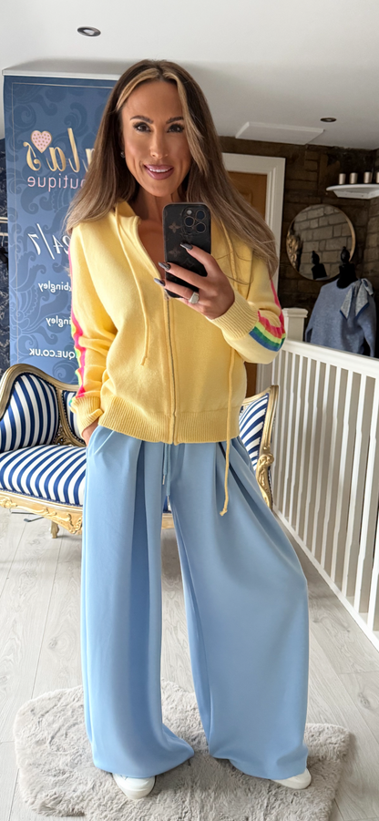 YELLOW RAINBOW HOODY 🌈