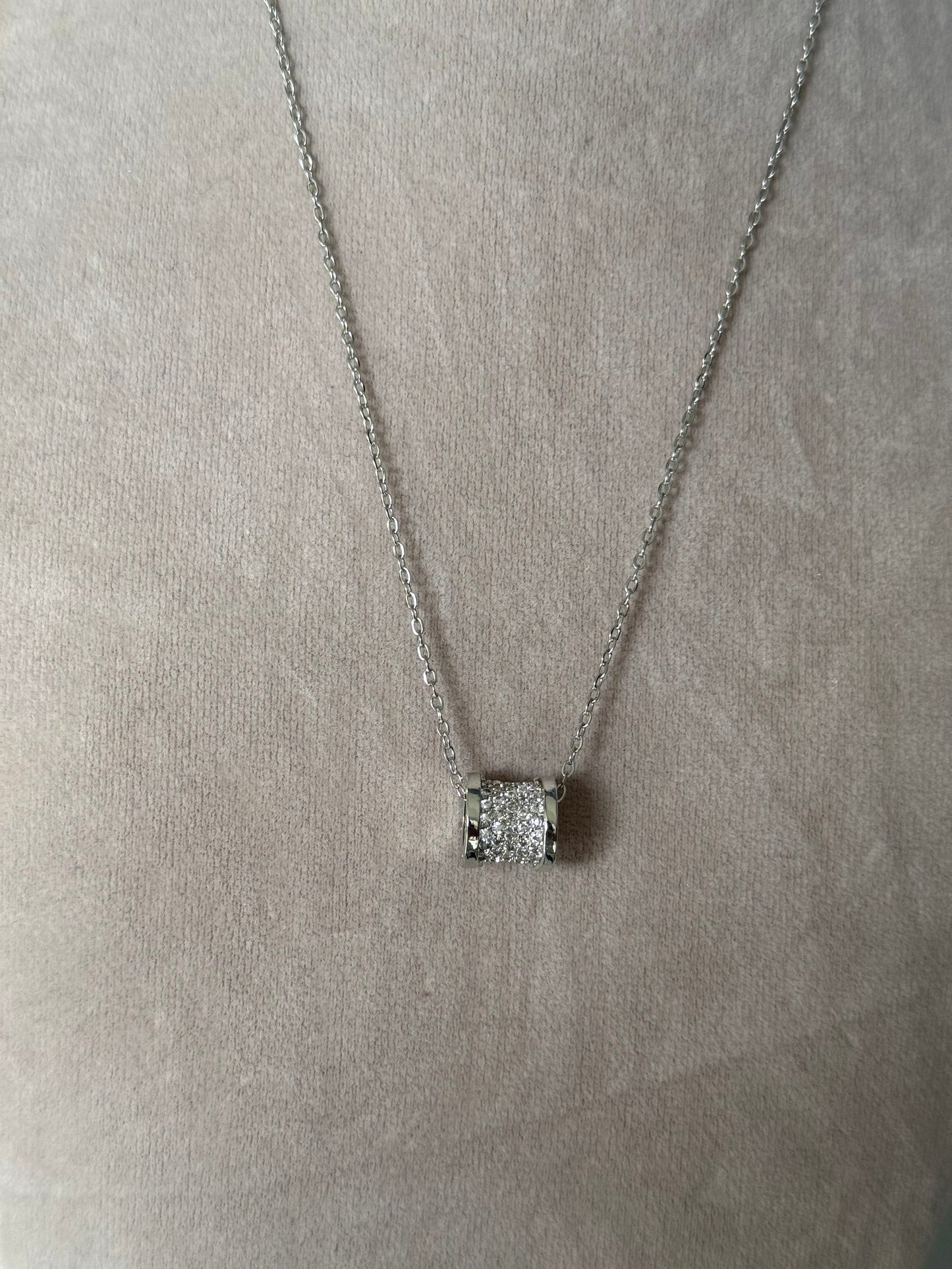 BARREL DIAMANTÉ NECKLACE