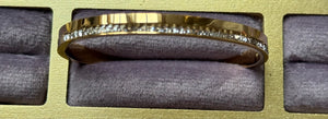 GOLD PRECISION DIAMANTÉ BANGLE