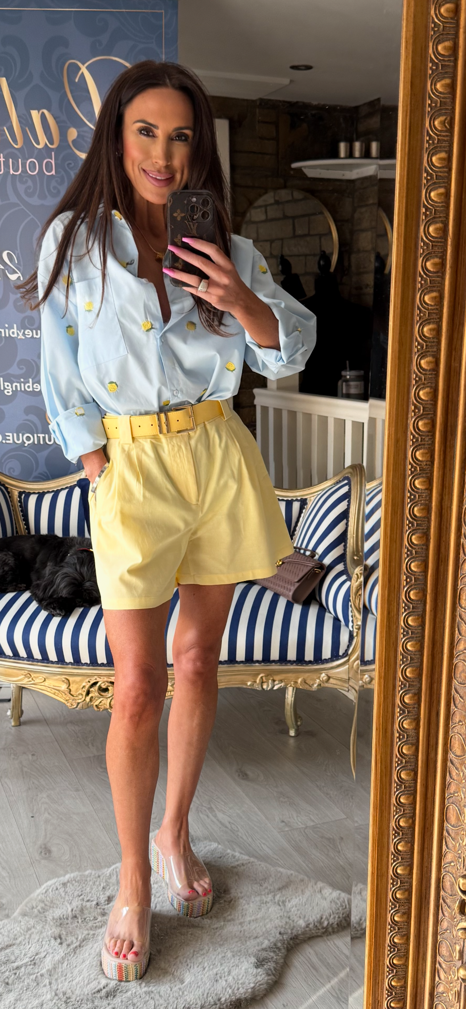 LEMON TAILORED SHORTS