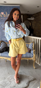 LEMON TAILORED SHORTS