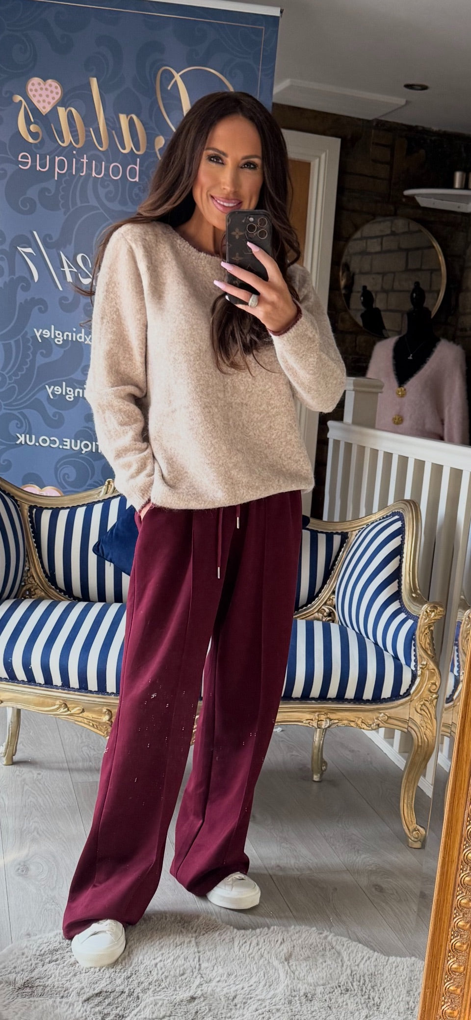 WINE RELAXED JOGGER